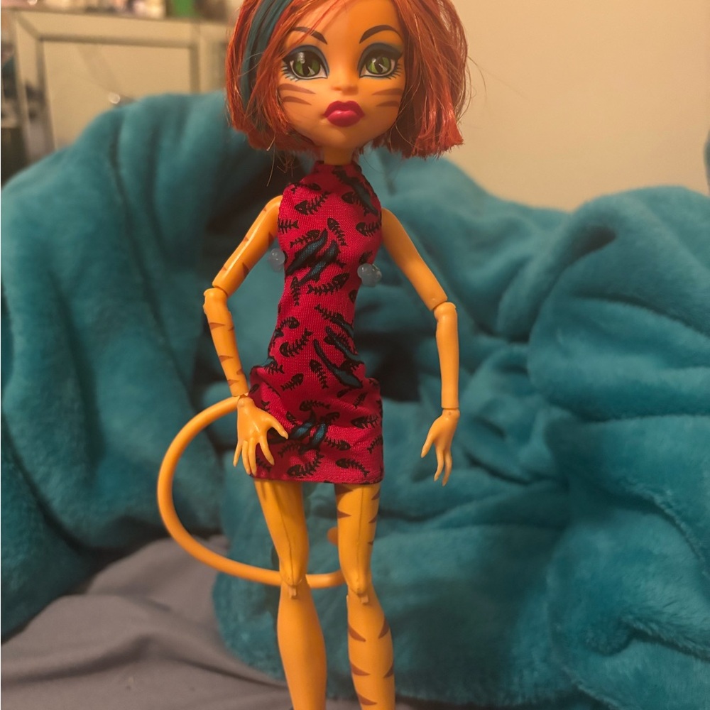 Monster High Doll with Red and Black Dress